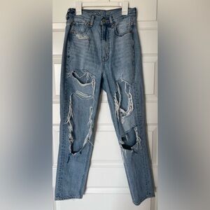 American Eagle High Rise Mom Jeans